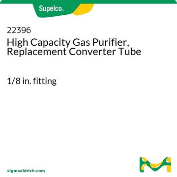 High Capacity Gas Purifier, Replacement Converter Tube 1/8 in. fitting