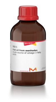 Fish oil from menhaden crude source of omega-3 fatty acids