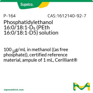 Phosphatidylethanol 16:0/18:1-D5 (PEth 16:0/18:1-D5) solution 100&#160;&#956;g/mL in methanol ((as free phosphate)), certified reference material, ampule of 1&#160;mL, Cerilliant&#174;