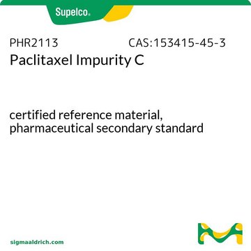 Paclitaxel Impurity C certified reference material, pharmaceutical secondary standard