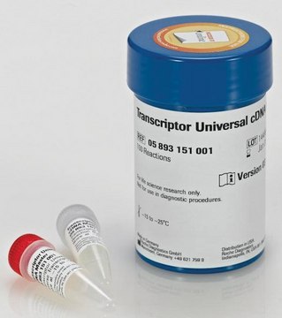 Transcriptor Universal cDNA Master sufficient for 100&#160;reactions, suitable for cDNA synthesis, suitable for RT-PCR, suitable for RT-qPCR