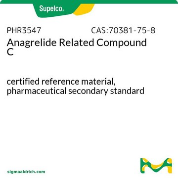 Anagrelide Related Compound C certified reference material, pharmaceutical secondary standard