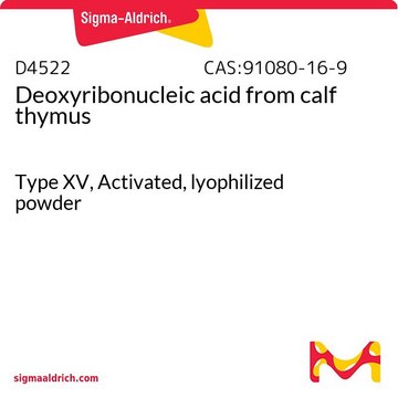 脱氧核糖核酸 来源于小牛胸腺 Type XV, Activated, lyophilized powder