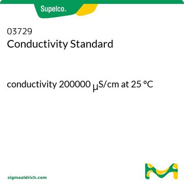 Conductivity Standard conductivity 200000&#160;&#956;S/cm at 25&#160;°C