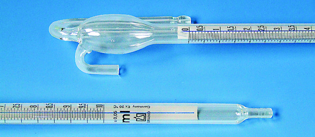 BRAND&#174; spare burette for automatic burette Dr. Schilling size 50 mL, clear