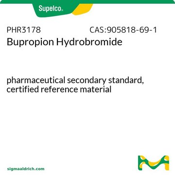 Bupropion Hydrobromide pharmaceutical secondary standard, certified reference material