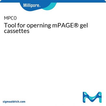 Tool for operning mPAGE&#174; gel cassettes