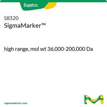 SigmaMarker&#8482; high range, mol wt 36,000-200,000&#160;Da