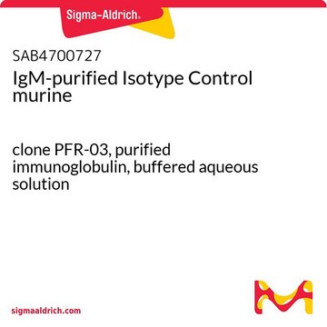 IgM-purified Isotype Control murine clone PFR-03, purified immunoglobulin, buffered aqueous solution