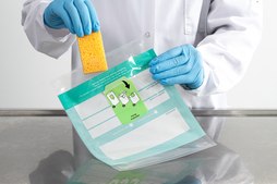 eMcollect Sponge Diluent: Buffered Peptone Water in bag with closure label, Calibrated dose: 10 mL, bag of 5 × 20 units