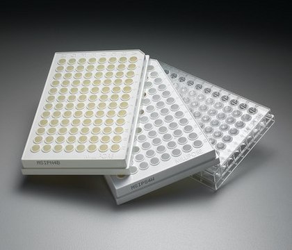 Multiscreen&#174; 96 well Plate, hydrophobic PVDF membrane pore size 0.45&#160;&#956;m, sterile