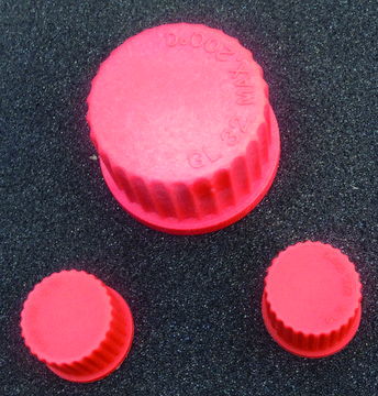 Synthware&#8482; Nylon cap with PTFE faced silicone liner GL 14