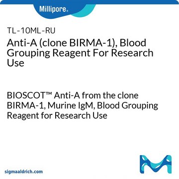 Reagent For Research Use - ABO &amp; RHD (Rh) Specificities BIOSCOT&#8482; Anti-A from the clone BIRMA-1, Murine IgM, Blood Grouping Reagent for Research Use