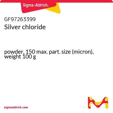 Silver chloride powder, 150 max. part. size (micron), weight 100&#160;g