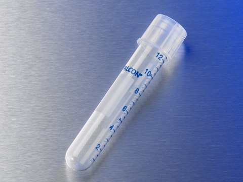 Corning&#174; Falcon&#174; Polypropylene Round Bottom Test Tubes capacity 14&#160;mL, cap, snap, sterile