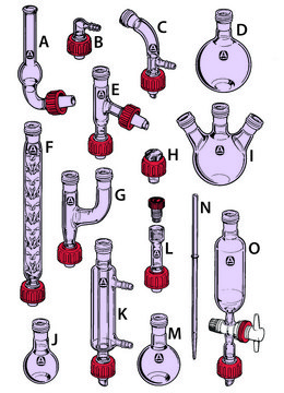 Aldrich&#174; 气敏化学玻璃实验室套件 joint: ST/NS 14/20 grease-free, threaded