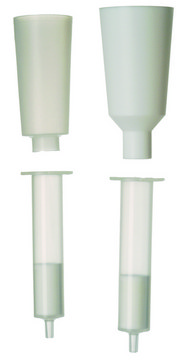 大体积 SPE 储存器 polypropylene body, for use with 6 mL polypropylene SPE tubes, volume 25&#160;mL, pk of 30