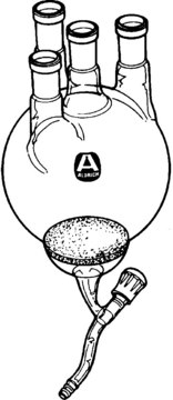 Aldrich&#174; solid-phase peptide synthesis flask capacity 12.1&#160;L, center joint: ST/NS 45/50