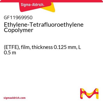 Ethylene-Tetrafluoroethylene Copolymer (ETFE), film, thickness 0.125&#160;mm, L 0.5&#160;m