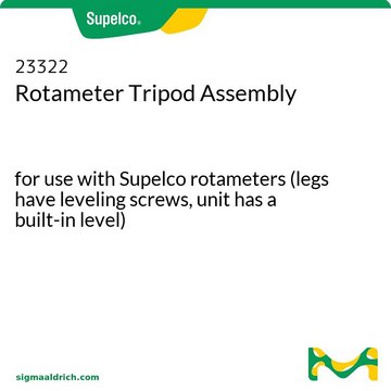 转子流量计三角架组件 for use with Supelco rotameters (legs have leveling screws, unit has a built-in level)