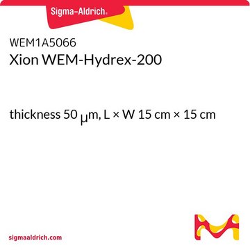 Xion WEM-Hydrex-200 thickness 50&#160;&#956;m, L × W 15&#160;cm × 15&#160;cm