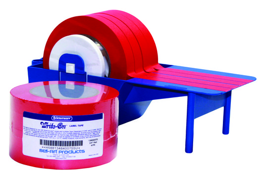 Bel-Art&#174; Write-on&#8482; Label Tape roll size 40&#160;yard, red, width 3/4&#160;in., pk of 4