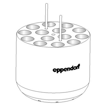 Adapter for Eppendorf&#174; S-4-104 Holds 14 mL tubes, pack of 2