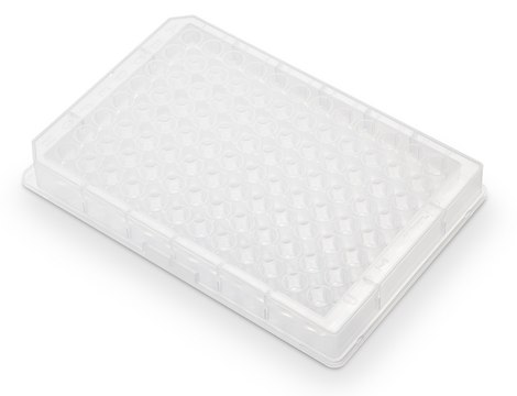 Multiscreen&#174; 96 well Plate, solid bottom flat bottom natural polypropylene plate, non-sterile, pkg of 100&#160;plates