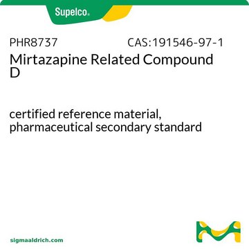 Mirtazapine Related Compound D certified reference material, pharmaceutical secondary standard