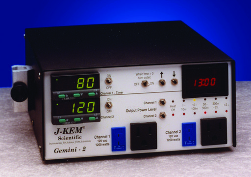 J-KEM&#174; dual temperature controller model Gemini, temperature -50-1,200&#160;°C