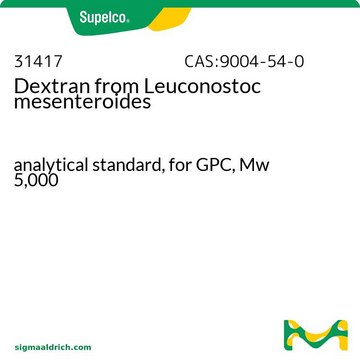 Dextran from Leuconostoc mesenteroides analytical standard, for GPC, Mw 5,000