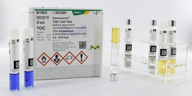 TOC Cell Test photometric, 5.0-80.0&#160;mg/L (TOC), Spectroquant&#174;