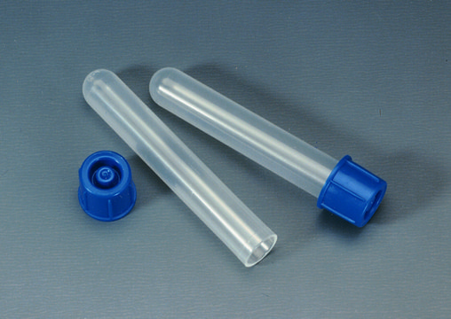 Test tubes plastic polypropylene tube, non-sterile