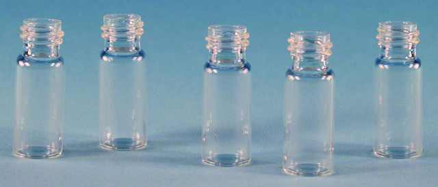 经过认证的螺纹口样品瓶&#65292;9mm 螺纹&#65292;12×32mm volume 2&#160;mL, clear glass vial (with graduated marking spot), pkg of 100&#160;ea