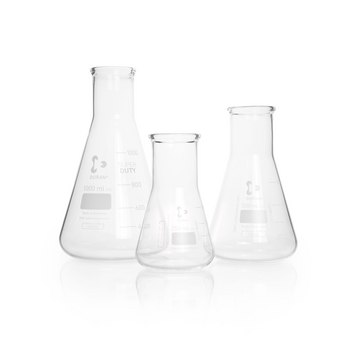 DURAN® Super duty Erlenmeyer wide-neck flasks flask capacity (100 mL)
