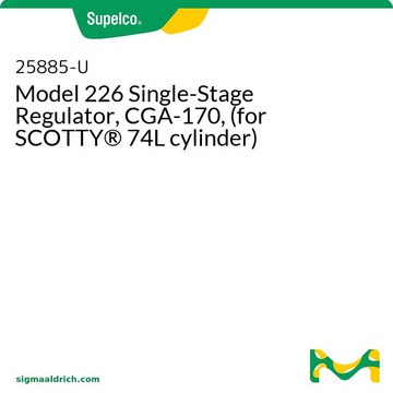 Model 226 Single-Stage Regulator, CGA-170, (for SCOTTY&#174; 74L cylinder)