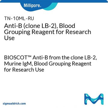 Anti-B (clone LB-2), Blood Grouping Reagent for Research Use BIOSCOT&#8482; Anti-B from the clone LB-2, Murine IgM, Blood Grouping Reagent for Research Use