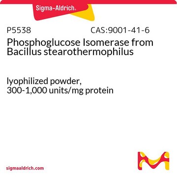 磷酸葡糖异构酶 来源于嗜热脂肪芽胞杆菌 lyophilized powder, 300-1,000&#160;units/mg protein