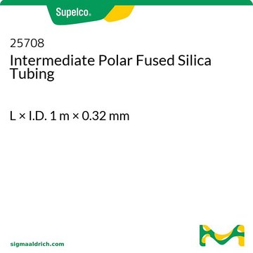 Intermediate Polar Fused Silica Tubing L × I.D. 1&#160;m × 0.32&#160;mm