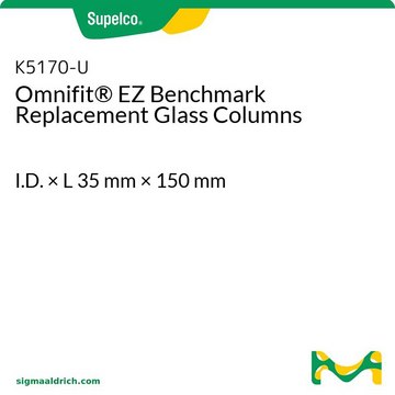 Omnifit&#174; EZ Benchmark Replacement Glass Columns I.D. × L 35&#160;mm × 150&#160;mm