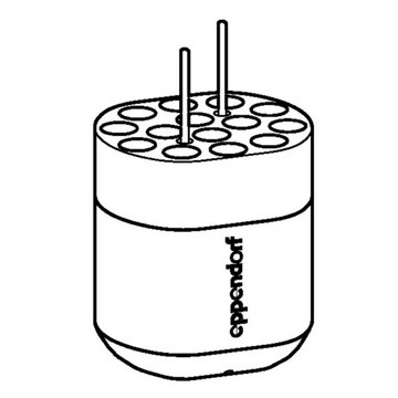 Adapter for Eppendorf&#174; S-4-72 Rotor holds 14 x 2.6-8 mL tubes, pack of 2&#160;ea