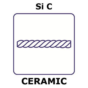 Silicon carbide fiber, tex number 209, length 5 m, filament diameter 0.015mm