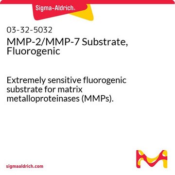 MMP-2/MMP-7 Substrate, Fluorogenic Extremely sensitive fluorogenic substrate for matrix metalloproteinases (MMPs).