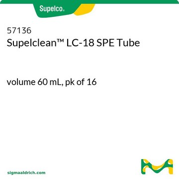 Supelclean&#8482; LC-18 固相萃取管 volume 60&#160;mL, pk of 16