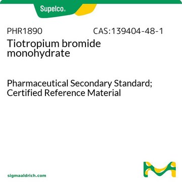 Tiotropium bromide monohydrate Pharmaceutical Secondary Standard; Certified Reference Material