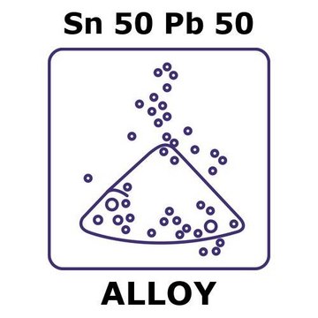 Tin/Lead powder, Sn 50%/Pb 50%, max. particle size 75 micron, weight 50&#160;g, condition spherical