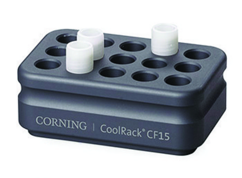 Corning&#174; CoolRack&#174; CF15, capacity 15 cryovial or FACS tubes