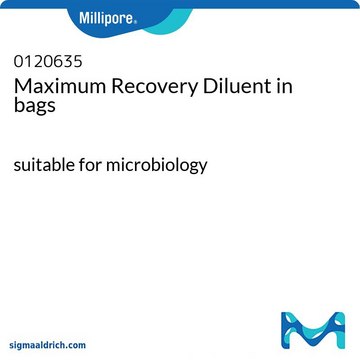 Maximum Recovery Diluent in bags suitable for microbiology