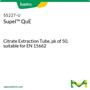 Supel&#8482; QuE Citrate Extraction Tube, pk of 50, suitable for EN 15662