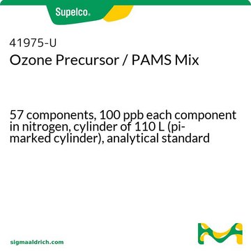 Ozone Precursor / PAMS Mix 57 components, 100&#160;ppb each component in nitrogen, cylinder of 110&#160;L (pi-marked cylinder), analytical standard